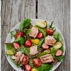 Grillitud lõhe salat